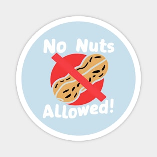 No Nuts Allowed!, Peanut Design Magnet